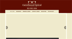 Desktop Screenshot of carrollwoodoptical.com
